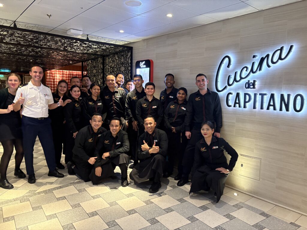 Cucina del Capitano review, best restaurant on the Mardi Gras