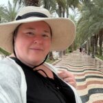 Traveling alone on a solo travel adventure, selfie taken in Alicante